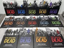 The Walking Dead Graphic Novel Hardcover Book Lot Near Complete Collection 1-14 picture