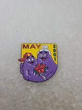 2001 McDonalds May Mother's Day Pin Grimace and Mom Grimabeth picture
