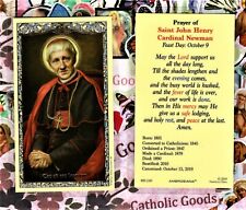 St. Saint John Henry Newman + Prayer - Laminated Holy Card 1289 picture
