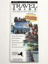 2000 Second Edition Travel Guide with MAP of NEW YORK STATE Hospitality Tourism picture