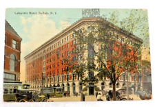 New York NY Buffalo Lafayette Hotel Postcard  Vintage Posted 1912 picture