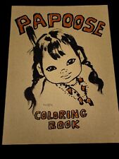 1950’s Papoose Gerta  Christoffersen  Coloring Book Native American New Mexico picture