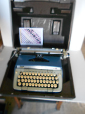 Smith Corona Vtg Classic 12 Portable Manual Typewriter w/Case/Guide  Works  VGC picture