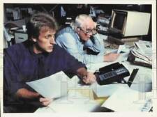 1995 Press Photo Charlotte Observer staff members Greg Ring and Stan Brennan picture