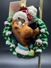 NWT Scooby Doo Wreath Christopher Radko Glass Ornament Warner Bros 96-WB-06 Box picture