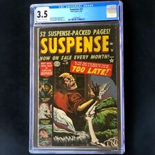Suspense #22 (Atlas 1952) 💥 CGC 3.5 💥 Bill Everett Rare Pre-Code Horror Comic picture