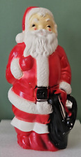 13 Inch Table Top Vintage 1968 Empire  Christmas Blow Mold Santa picture