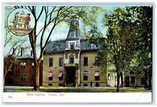 c1910 State Capitol Exterior Building Dover Delaware DE Vintage Antique Postcard picture