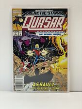 Quasar # 32    Misprint cover # 1   (Marvel 1992)   NEWSSTAND VARIANT picture