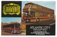 Golden Coach A.C. Inc. Golden Nugget Casino Tour Bus Atlantic City NJ Postcard picture