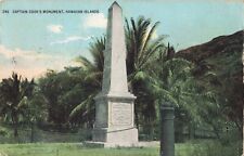 Captain Cook's Monument Hawaii HI Island Curio Co. 1913 Postcard picture