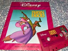 Disney ROBIN HOOD Read Along Book & Cassette Tape 1990 picture