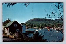 Camden ME- Maine, Windjammers, Antique, Vintage c1961 Souvenir Postcard picture