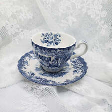 Blue and White Tea or Coffee Cups picture