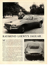 1966 RAYMOND LOEWY'S JAGUAR ~  ORIGINAL ARTICLE / AD picture