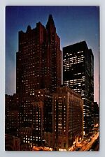 New York City NY-The Waldorf Astoria, Aerial, Antique, Vintage Postcard picture