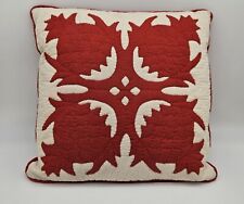 Vintage zippered quilted throw pillow picture