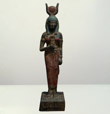 Rare Statue Ancient Egyptian Antique Goddess Hathor Goddess The Sky Pharaonic BC picture