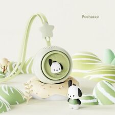Sanrio Official License Pochacco Cute Fashion Neck Fan USB Charging Cool Gift picture