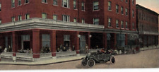 C1910 Royal Hotel Excelsior Springs Car Family Kids Flag Wagon Antique Postcard picture