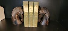 Ironwood  Carved Horse Head Bookends Unique Style Busts Read SEE PICS  picture