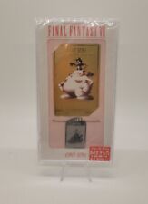 RARE Vintage 1997 Final Fantasy VII 7 Cait Sith Gold Phone Card + Dog Tag SEALED picture