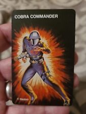 1982 Hasbro GI Joe Card Game Cobra Commander Card picture