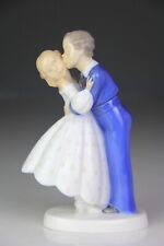 Vintage Bing & Grondahl Figurine Youthful Boldness First Kiss #2162 1958-1962 picture