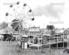 Old Tilt A Whirl Amusement Ride  8x10 Photo picture