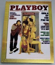 Jerry Seinfeld ~RARE~ 1995 Rookie PLAYBOY CHROMIUM #199 💥OCTOBER 1993💥 MINT picture