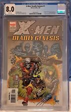 X-Men Deadly Genesis #1 🔑 CGC 8.0 1st App Vulcan 🔥 Make offers  🔥 NeW SLaB picture