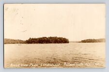 Vintage RPPC Grand View Lindenwood Balsam Lk WI F787 Posted 1922 picture