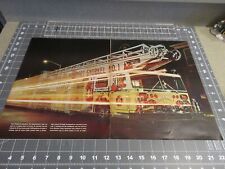 1972 Freeport New York Yellow Fire Truck, Engine, 2-Page Magazine Clip Out picture