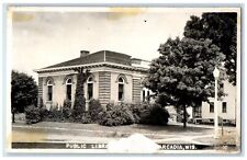 c1940's Public Library Wisconsin WI RPPC Unposted Photo Postcard picture