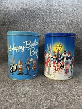 Lot Of 2 Bugs Bunny 50th Anniv Brachs Candy Tin Looney Tunes 1989 picture