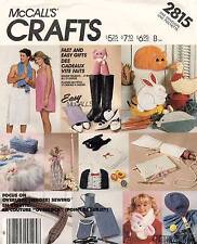1980's VTG McCall's Gift Package Pattern 2815 UNCUT picture