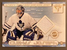 CURTIS JOSEPH / GLENN HEALY 2001-02 PACIFIC TITANIUM DOUBLE SIDED JERSEYS - 41 picture