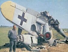 WW2 Color Photo Luftwaffe Me109 Crashed Germany WWII World War Two  picture