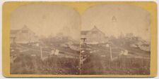 MASSACHUSETTS SV - Little Brewster Island Lighthouse - ER Hills 1870s picture