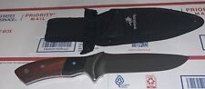 Winchester Fixed Blade Bowie Knife W/Scabbard Wood Handle Bundled W/Sheath picture