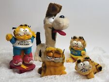 Vintage Lot Of 5 Garfield & Oddie  Plush Stuffed Animal 1981 Dakin  picture