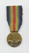 VINTAGE - ITALIAN WWI Italy Victory Medal 1915-18 Type I marked Sacchini-Milano picture