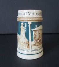 Late 19th Early 20th Century Souvenir Stein Observatory Portland Maine picture