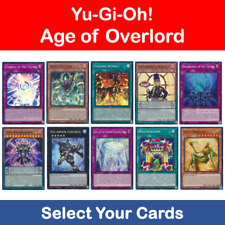 YU-GI-OH - AGE OF OVERLORD - COMMON & SUPER RARE -  **SELECT YOUR CARD** picture