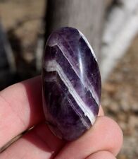 33g,  Purple Banded Dream Amethyst Crystal, Natural Polished Amethyst picture
