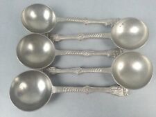 5 Vintage Western Germany Metal Spoons Flatware Set picture