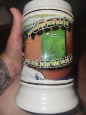 Vintage Purdue University Stein Ceramic Beer Mug Boilermakers Collegiate 6” Tall picture
