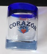 Tequila Corazon De Agave Cobalt Blue Shot Glass picture