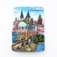 Praha (Prague) Czech Tourism Travel Souvenir 3D Resin Fridge Magnet Craft Gift picture
