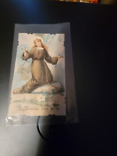 Antique St. Rosalina pray for us prayer card picture